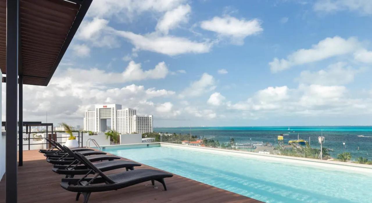 Elegant Apartment Well Located In The Hotel Zone Of Cancún Extérieur photo